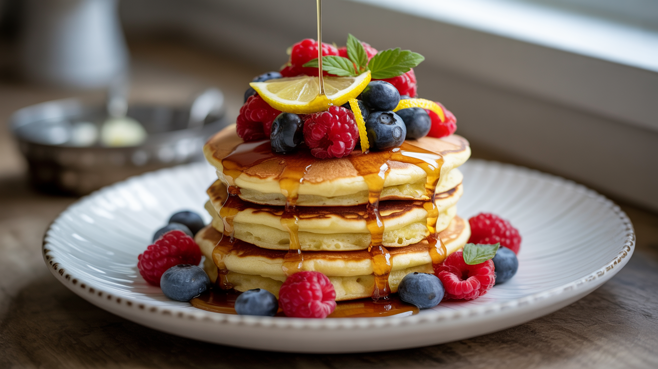 Lemon Ricotta Cannabis Pancakes
