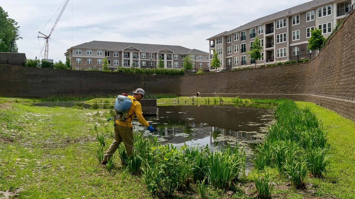 Commercial Complex Pond Restoration