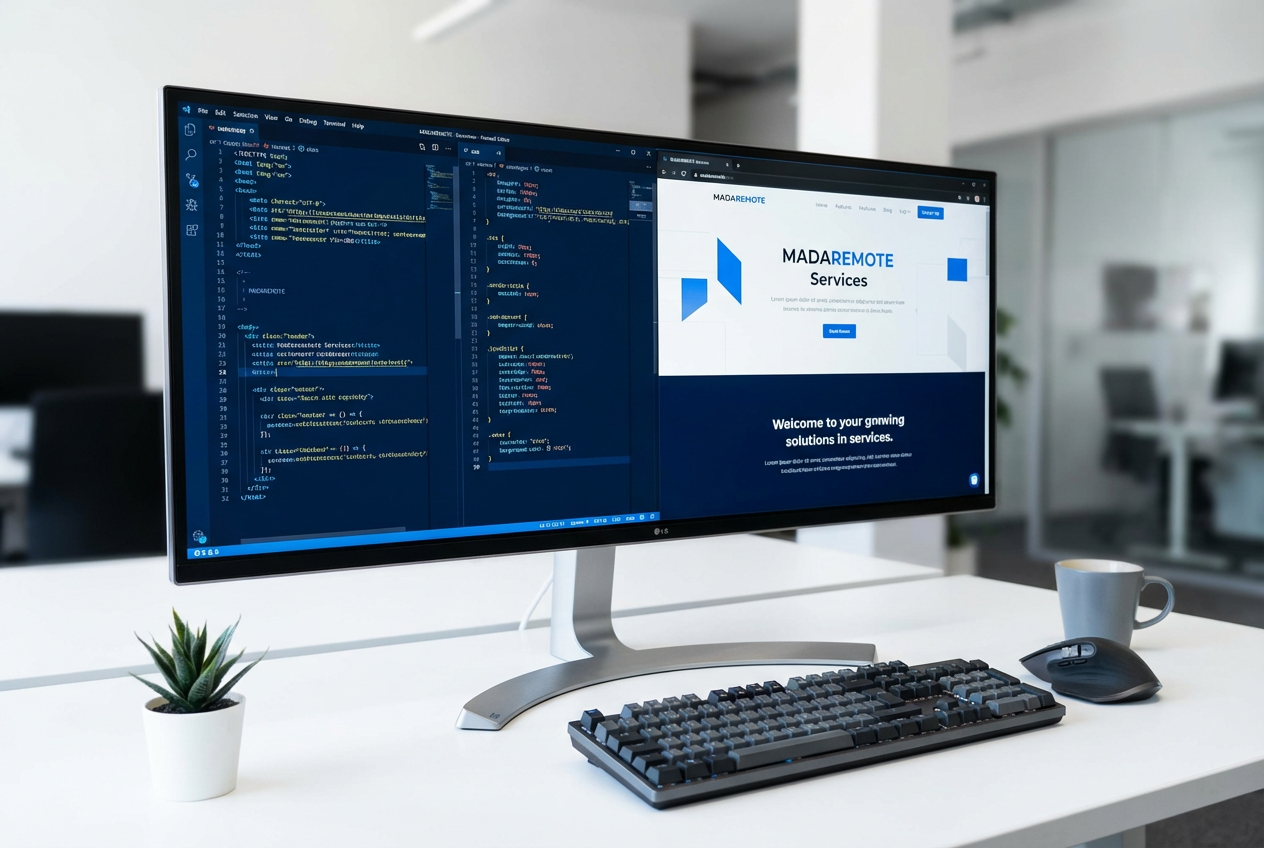 Web Development service visualization