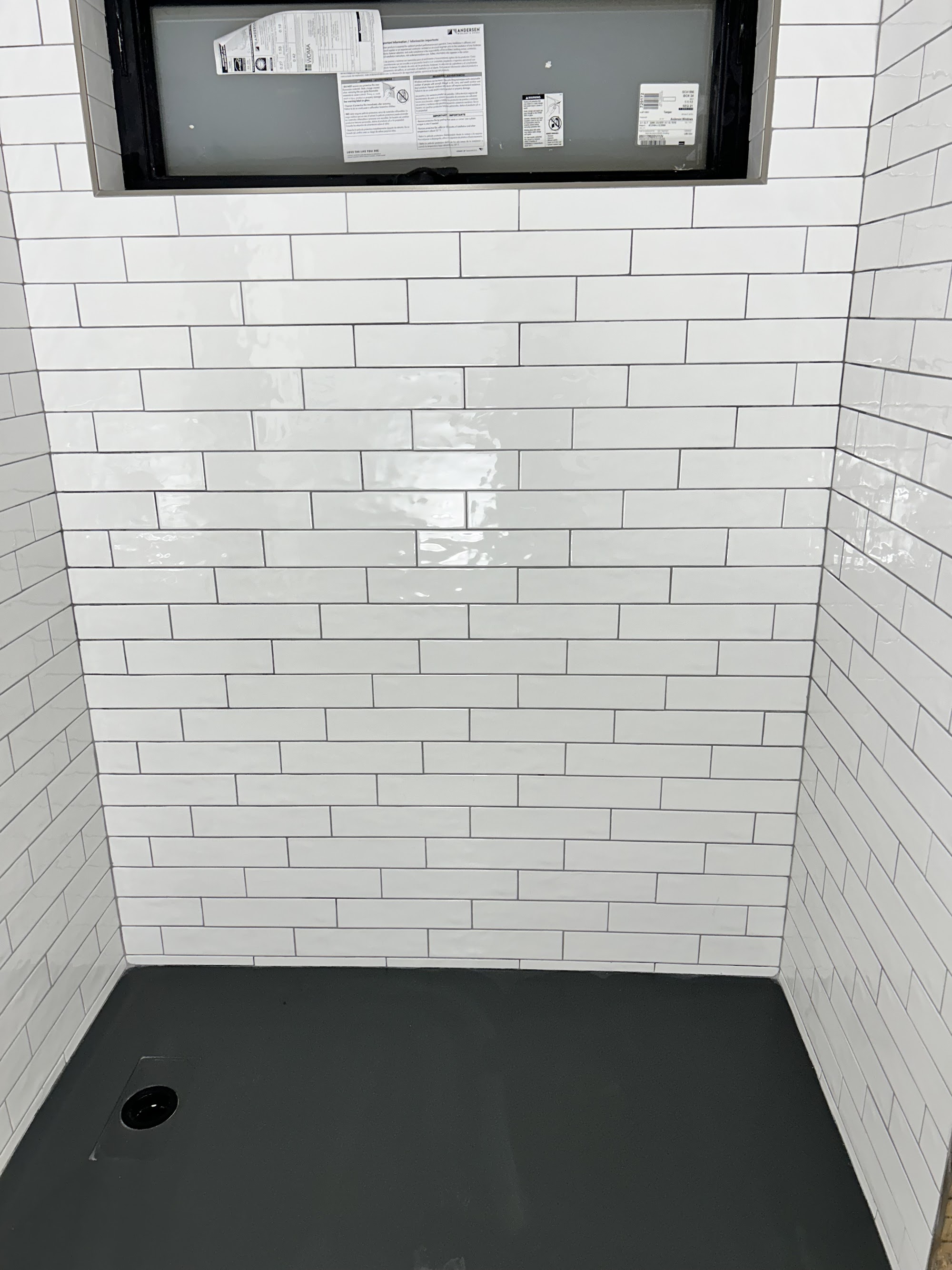 Custom tile shower installation in Redding CA by Captain Red Beard
