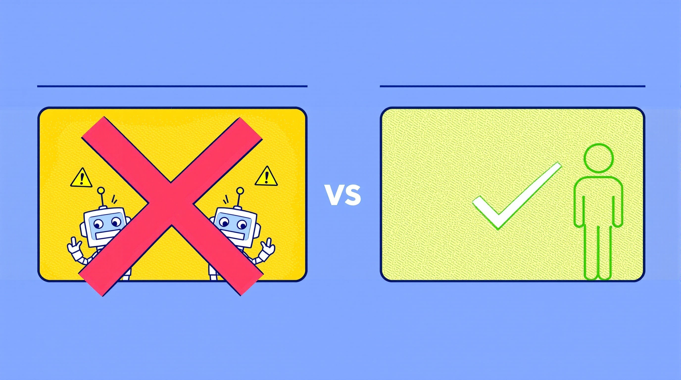 Bots blocked, humans pass through