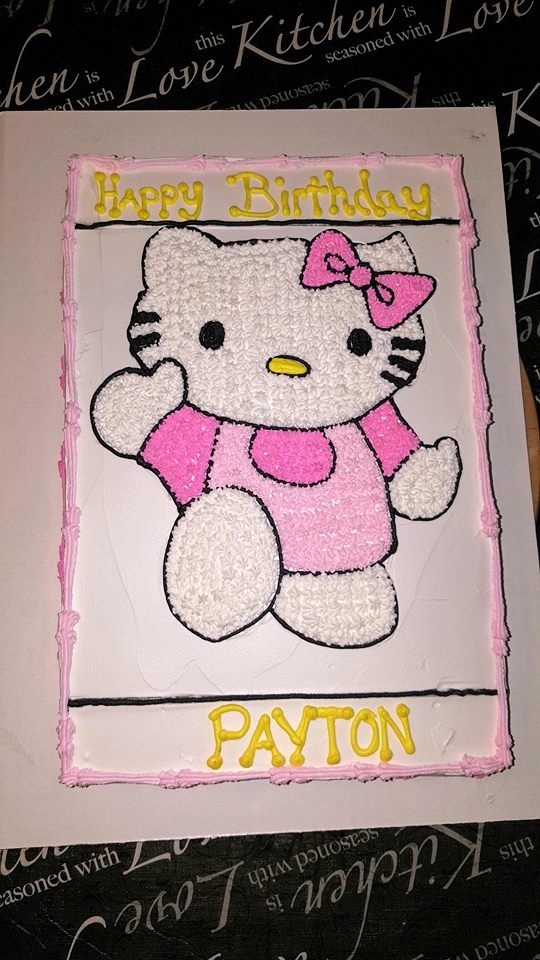 Hello Kitty Themed Cake