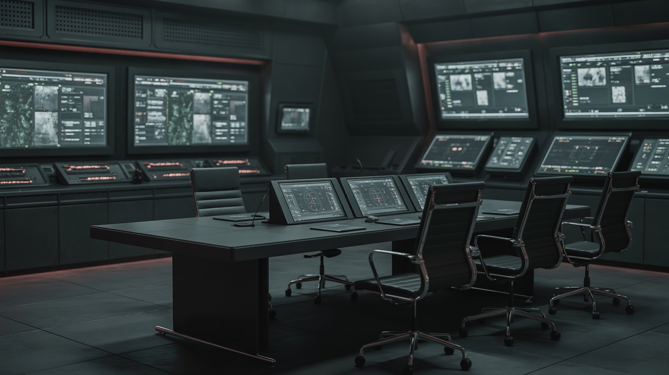 Tactical command center conference room