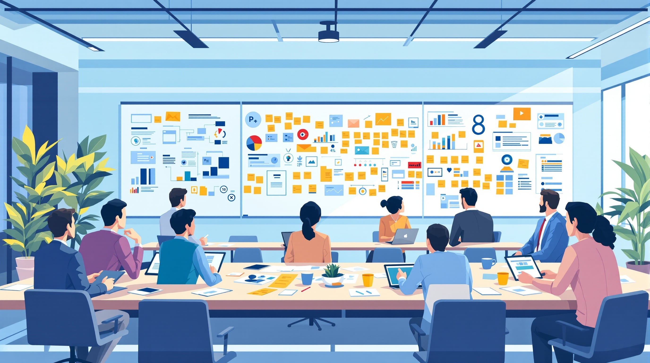 Business strategy planning session