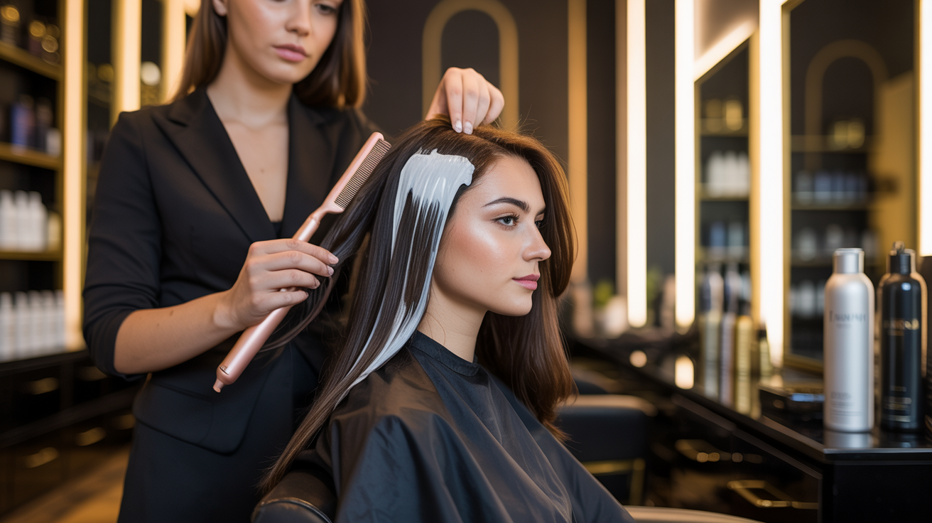 Aplicación de Keratina