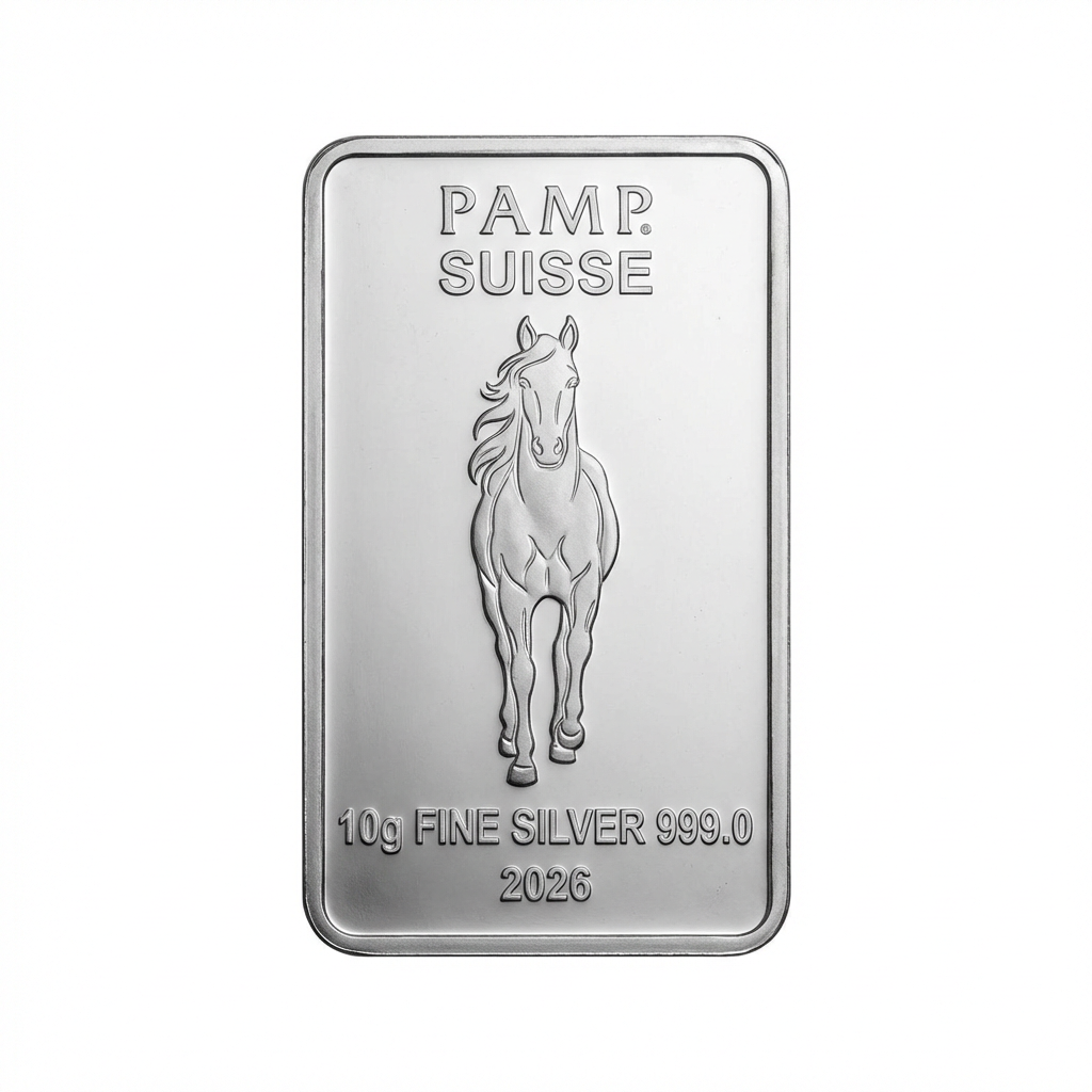 PAMP Lunar Horse 10g 2026 Silver Bar