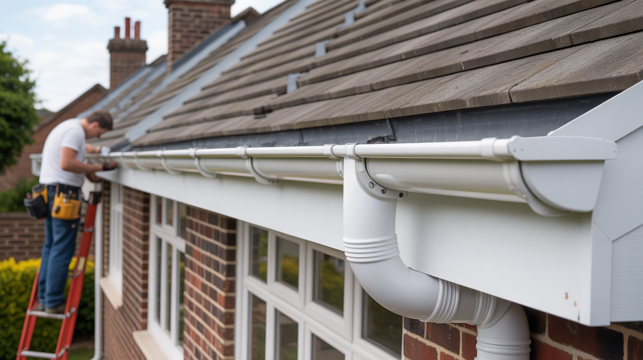 Guttering installation