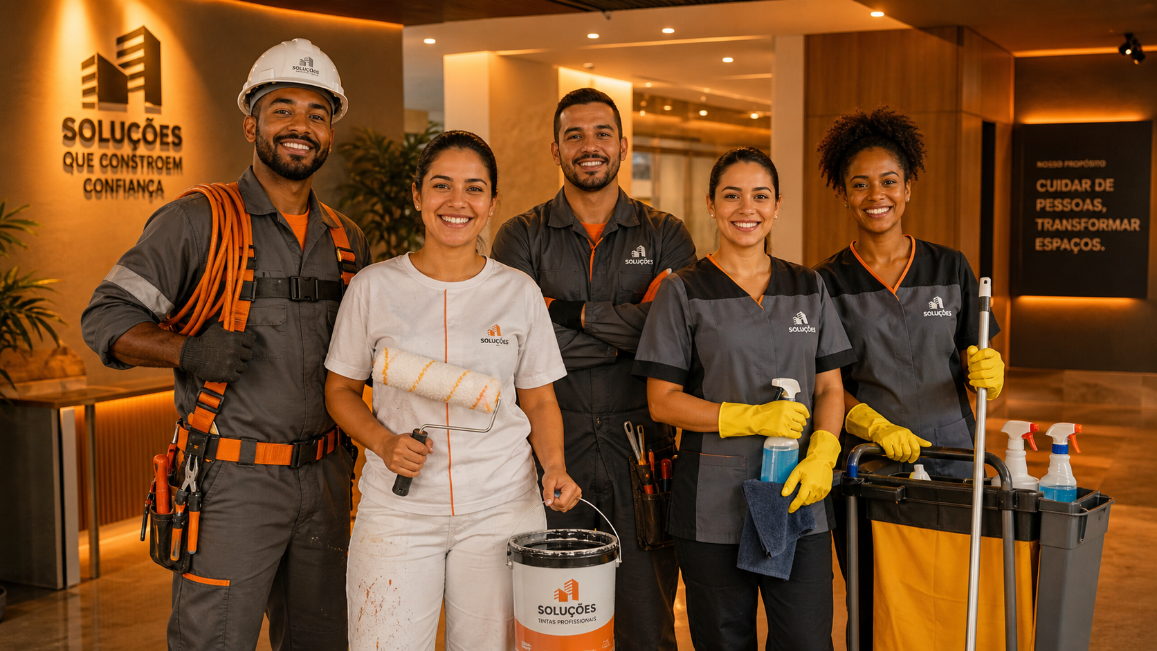 Equipe completa para seu projeto