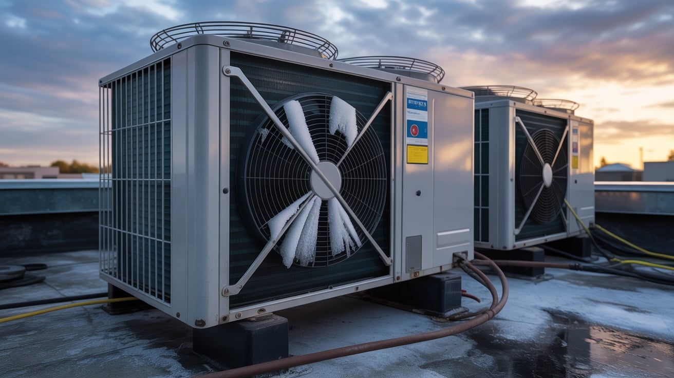 HVAC equipment requiring urgent repair