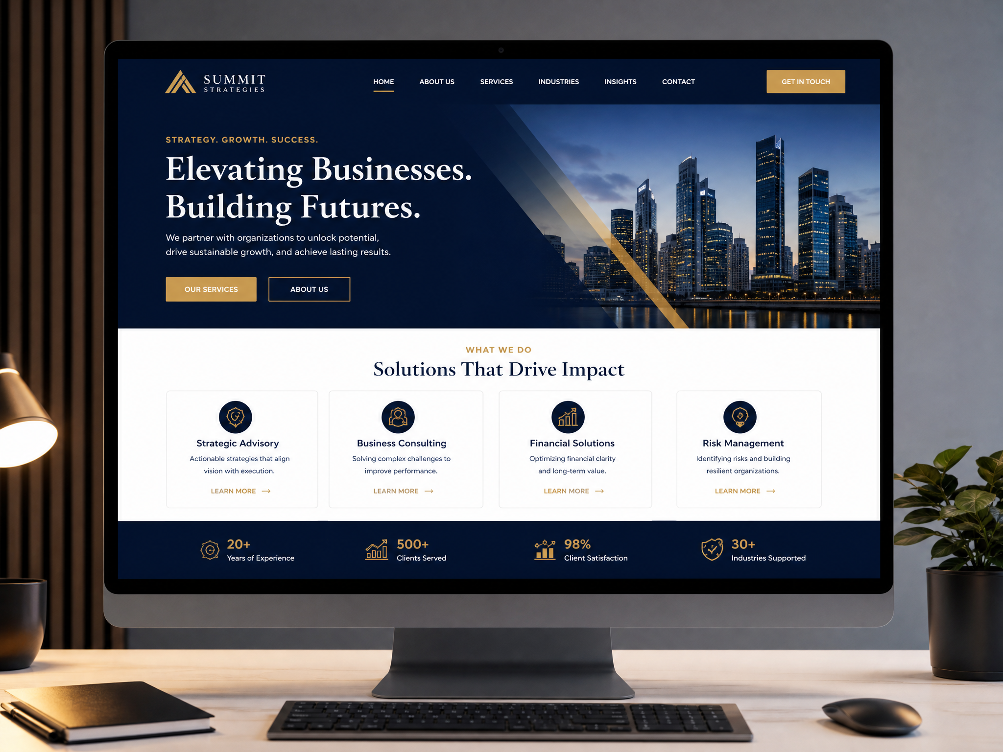 Sample business website design by Ease Life Ventures