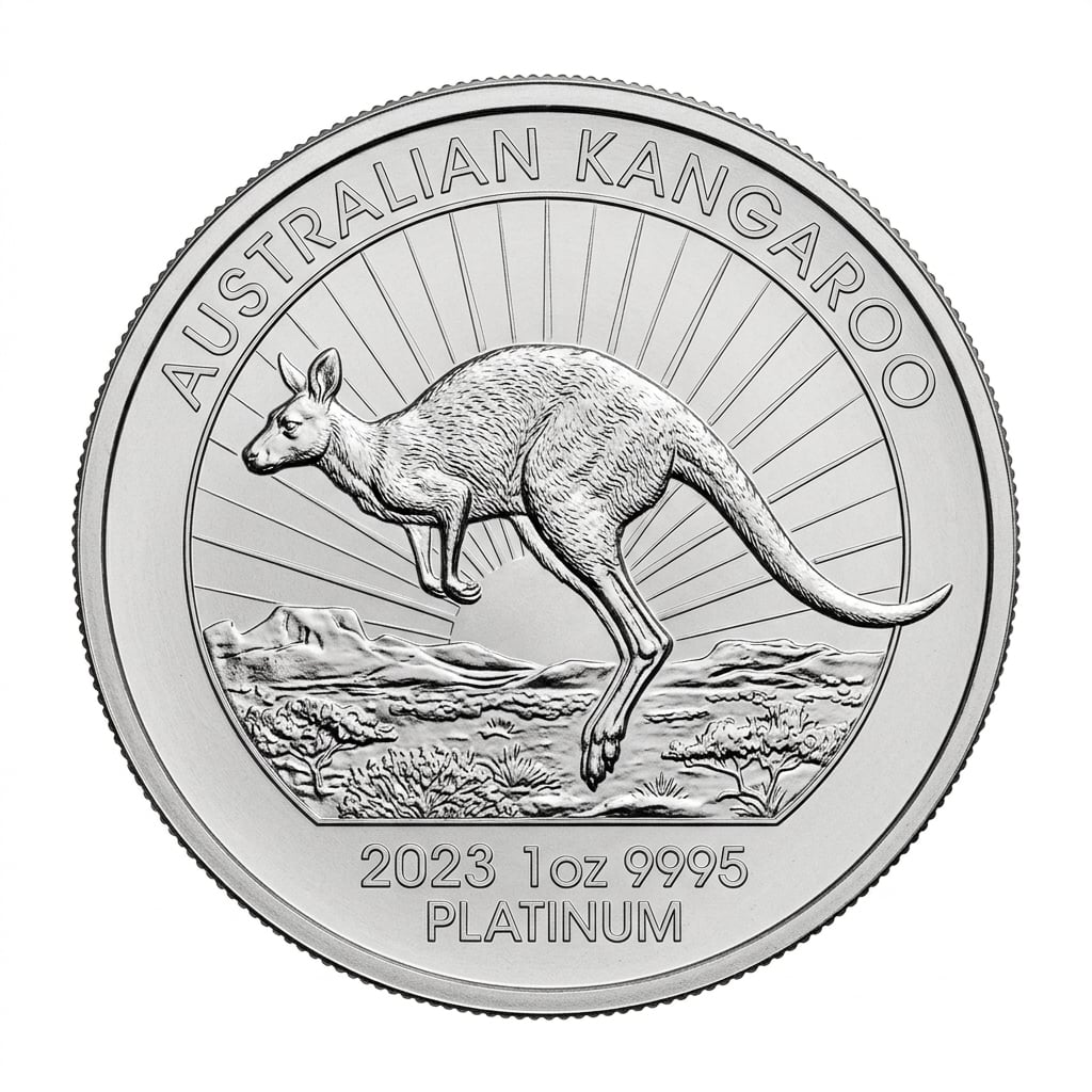 Perth Mint 1 oz Kangaroo 2023 Platinum Coin