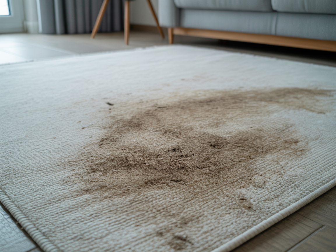 Nettoyage de tapis - Avant nettoyage