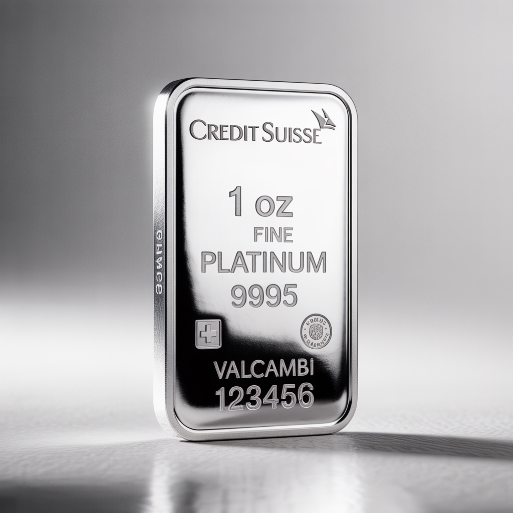 Credit Suisse 1 oz Platinum Bar