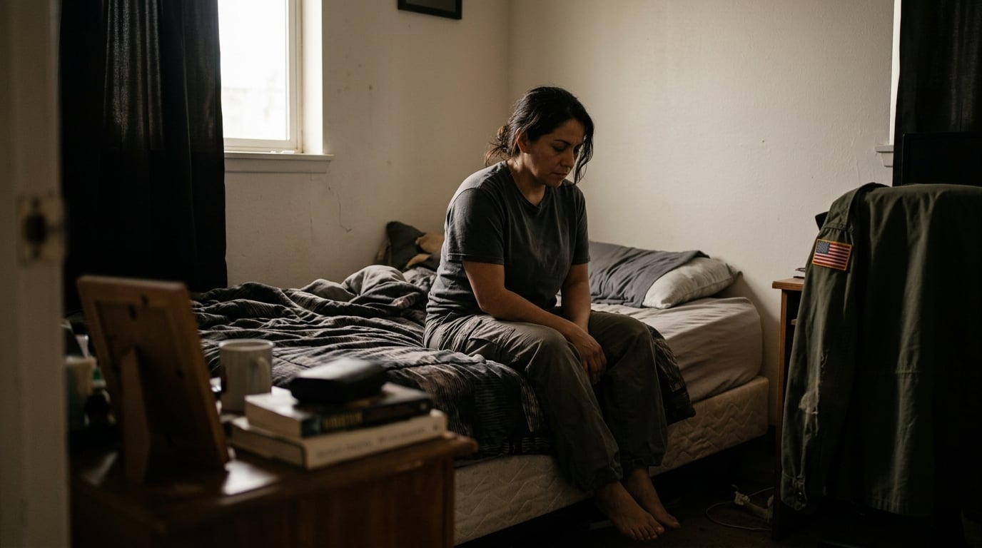 more likely to experience major depression than civilian women of the same age