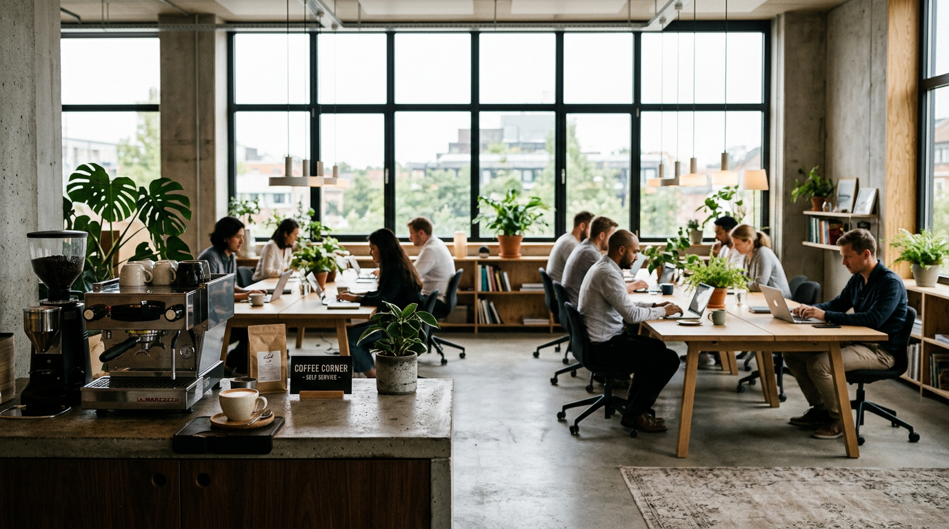 Café de especialidad para Coworkings & Oficinas