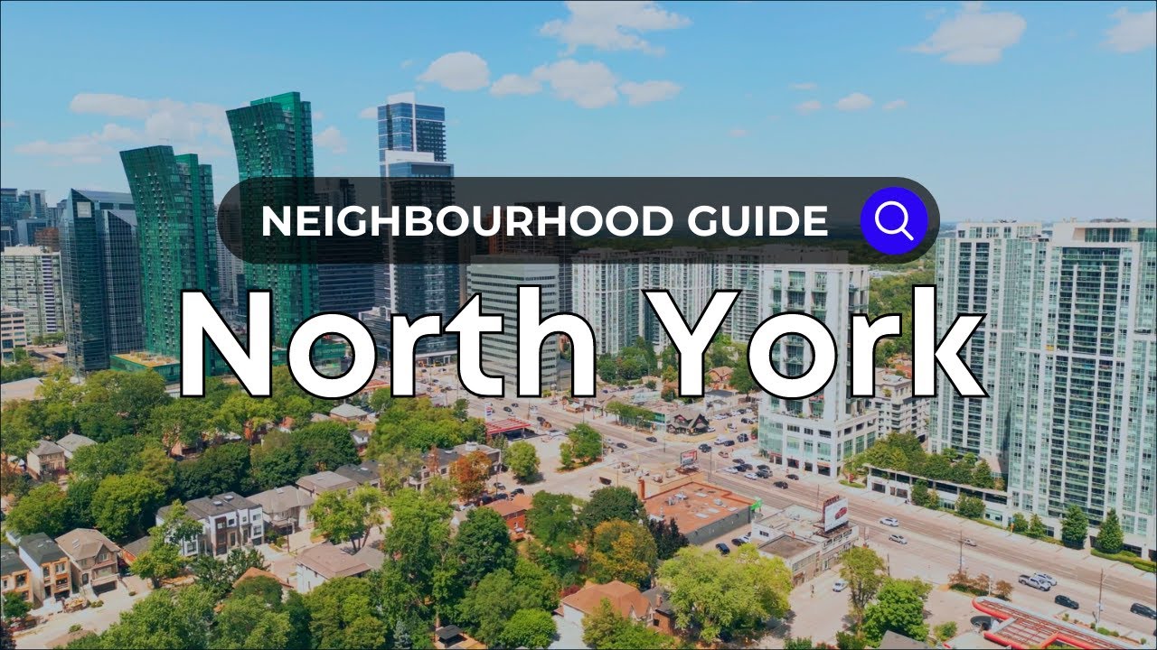 North York urban area with modern buildings and residential neighborhoods