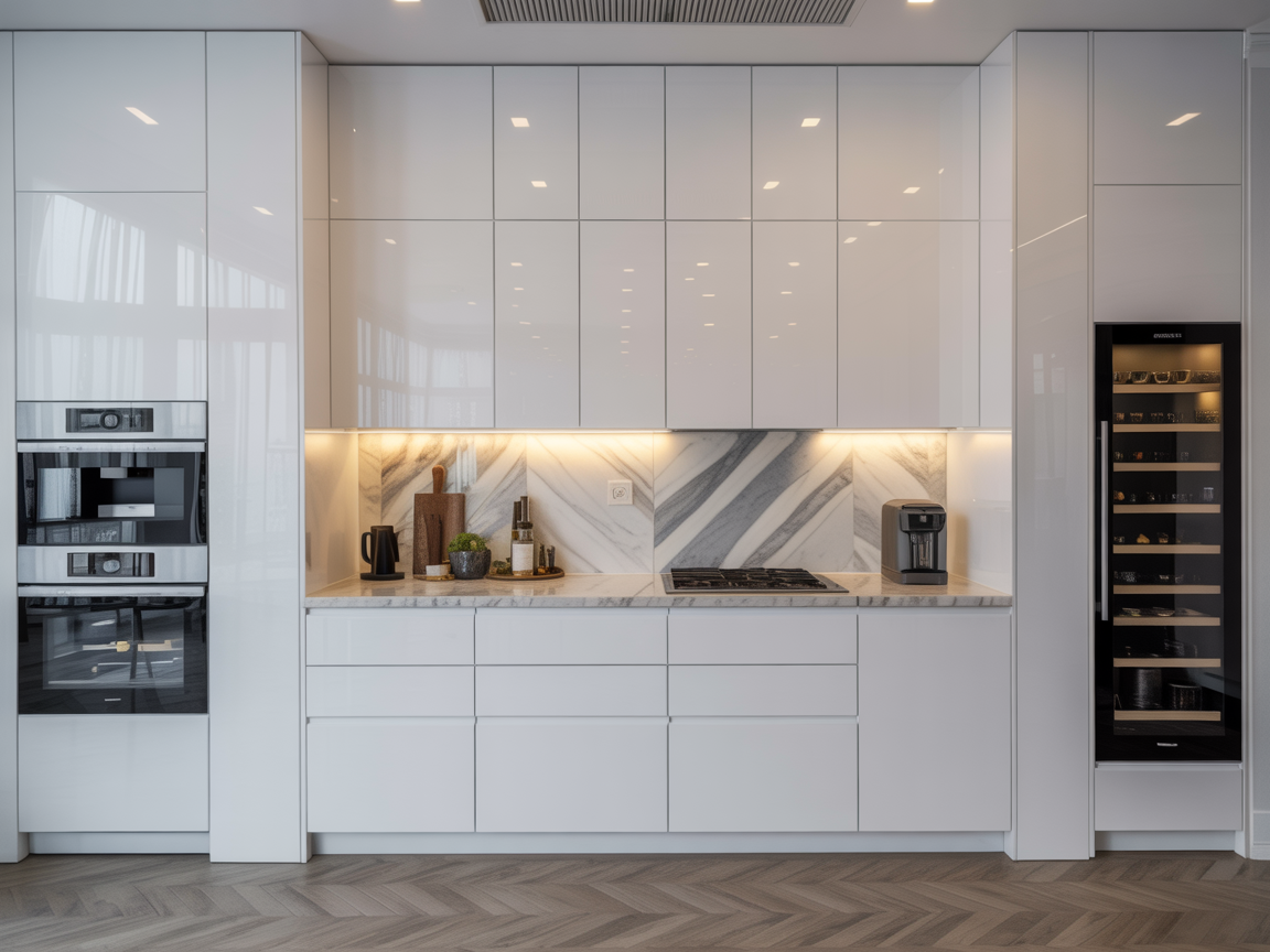 Modern White Kitchen