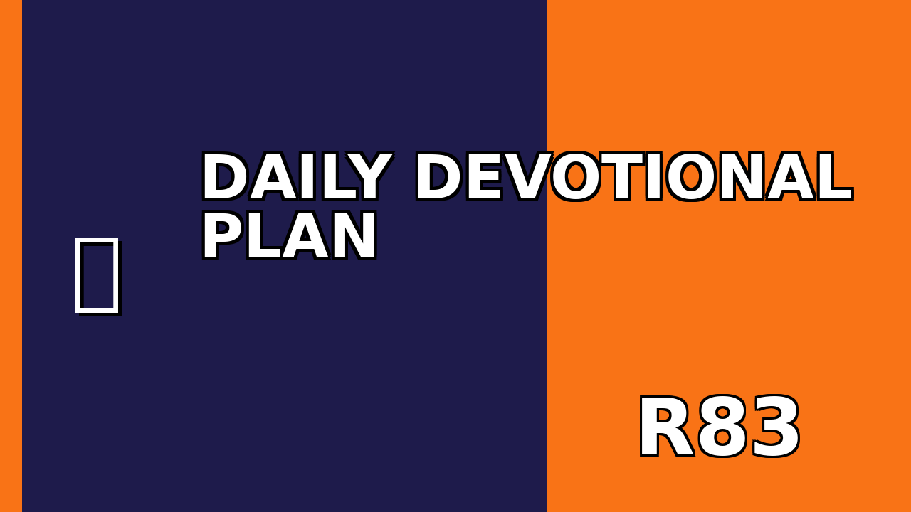 Daily Devotional Plan