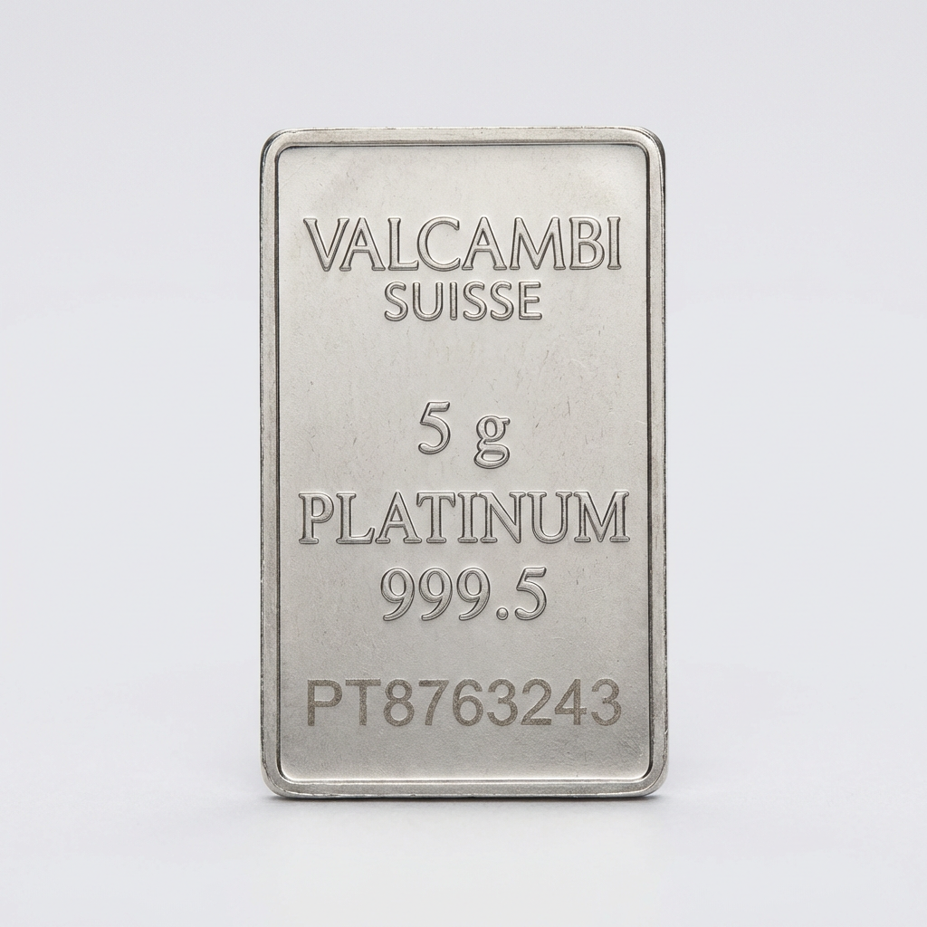 Valcambi 5g Platinum Bar