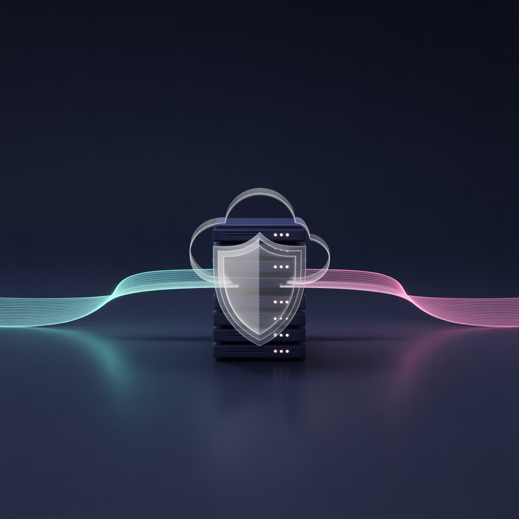 Secure cloud infrastructure representing data sovereignty and enterprise trust