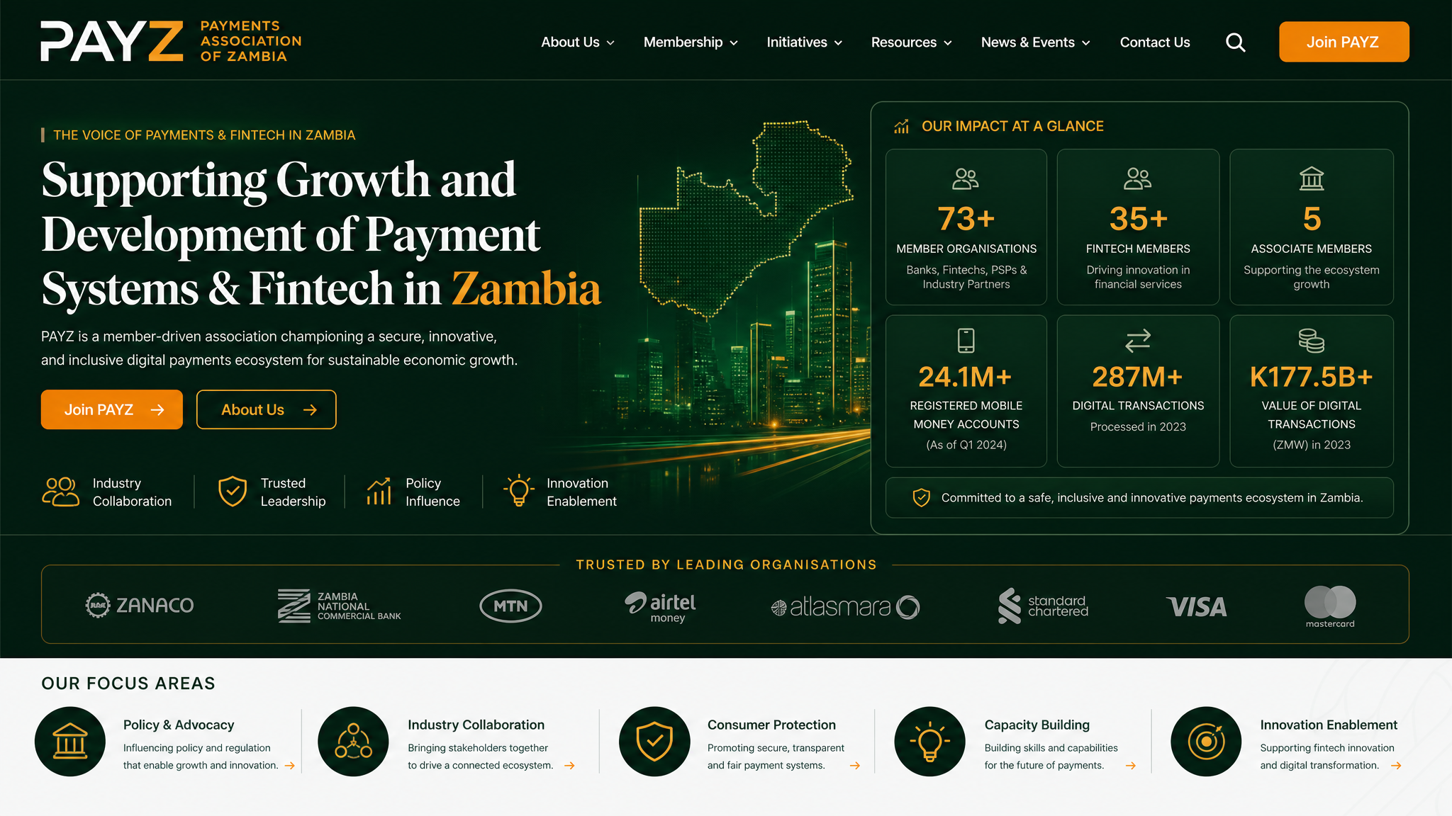 PAYZ — Payments Association of Zambia