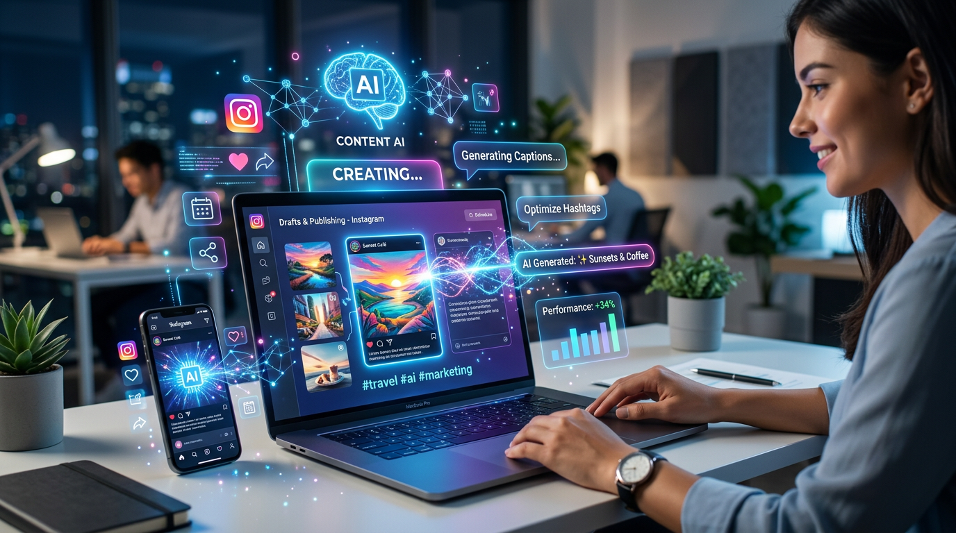Como Usar Inteligência Artificial para Criar Conteúdo de Instagram em Minutos
