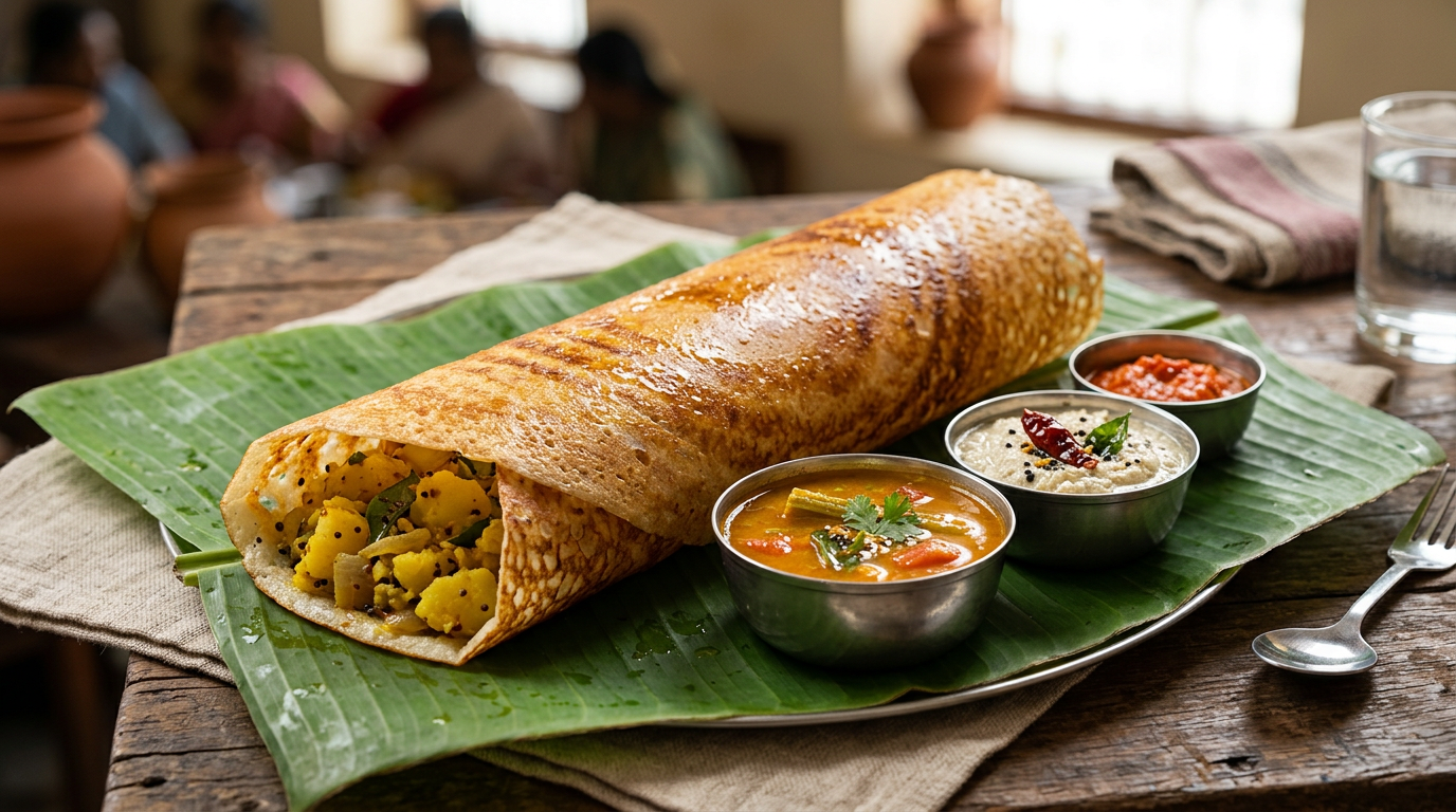 South Indian Masala Dosa