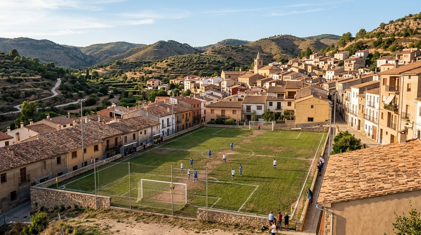 Campo de fútbol en Plasencia