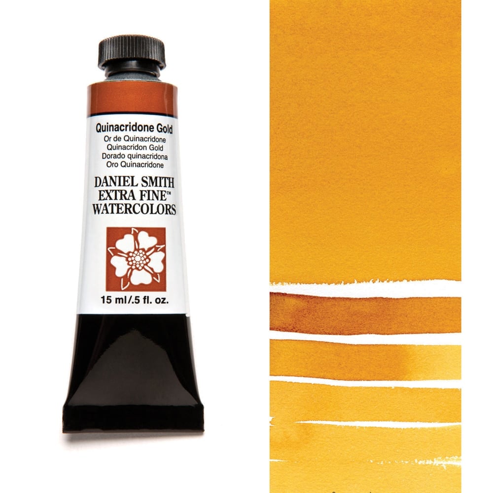 Daniel Smith vatnslitir - Quinacridone Gold - mynd 1