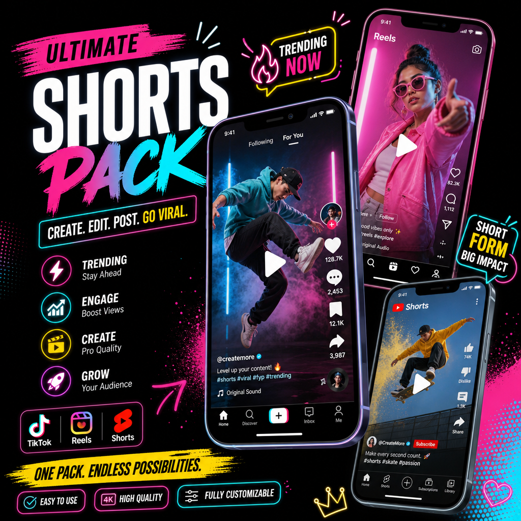 Social Media Shorts Pack