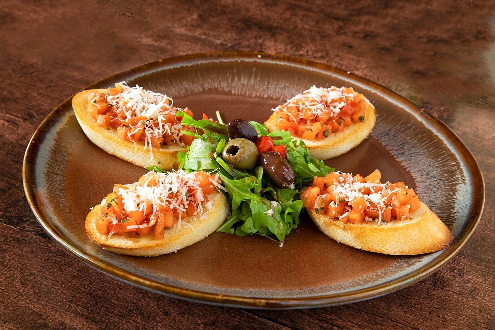 Tomato & Parmesan Bruschetta