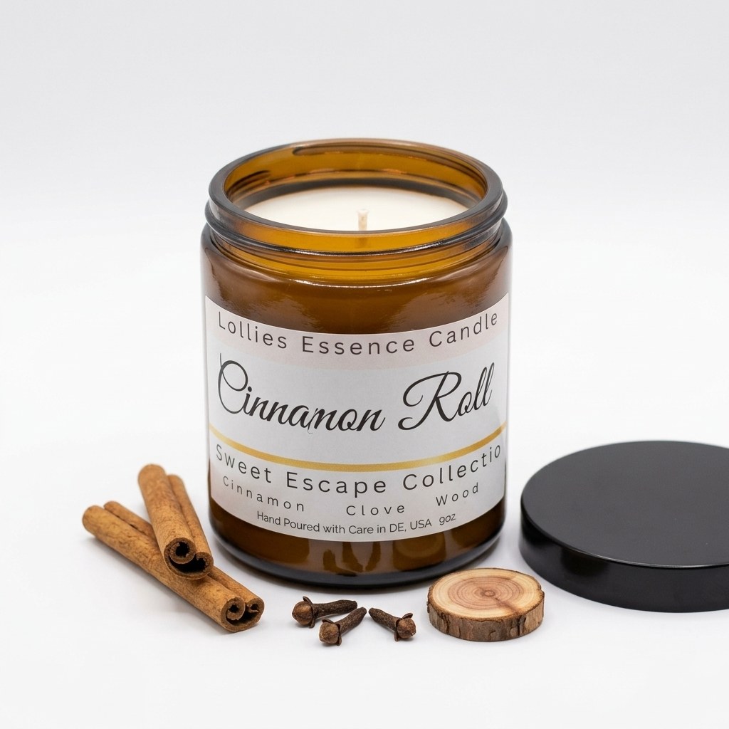 Cinnamon Roll Candle thumbnail 3