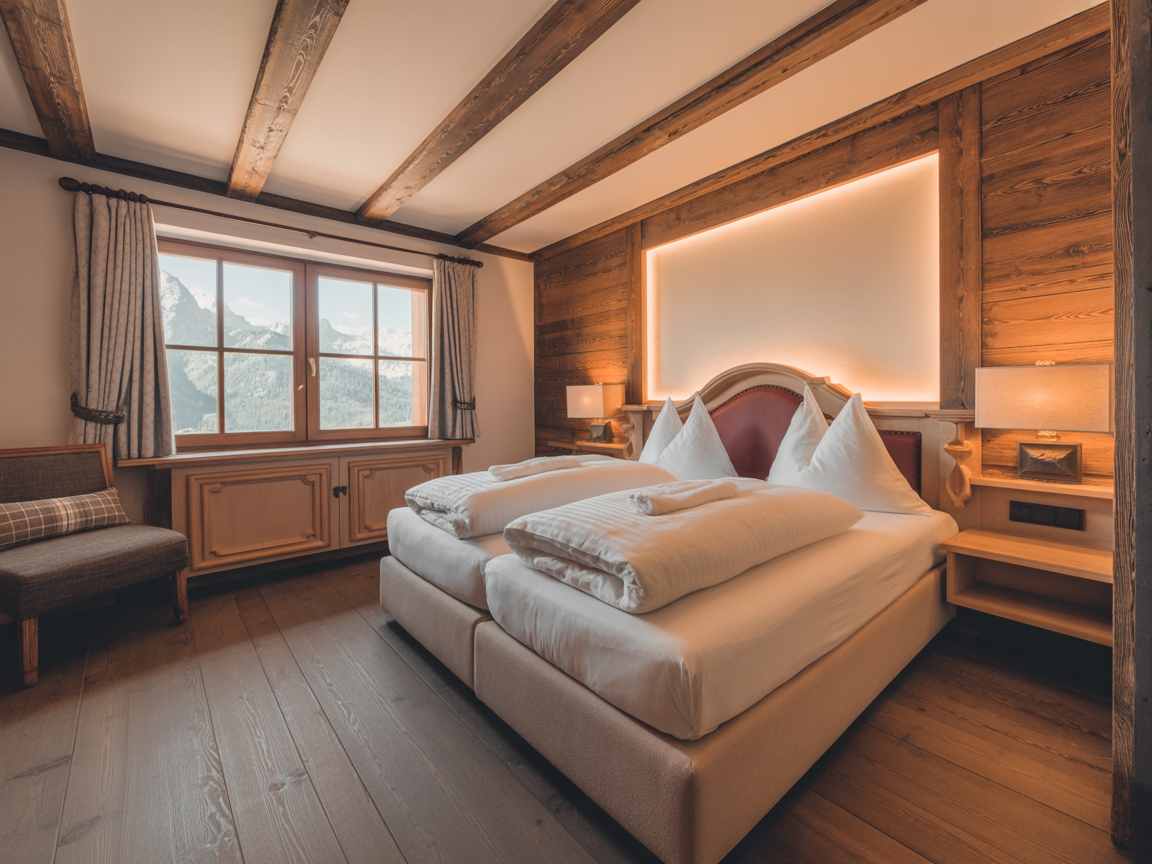 Doppelzimmer mit Kamin - Ansicht 2