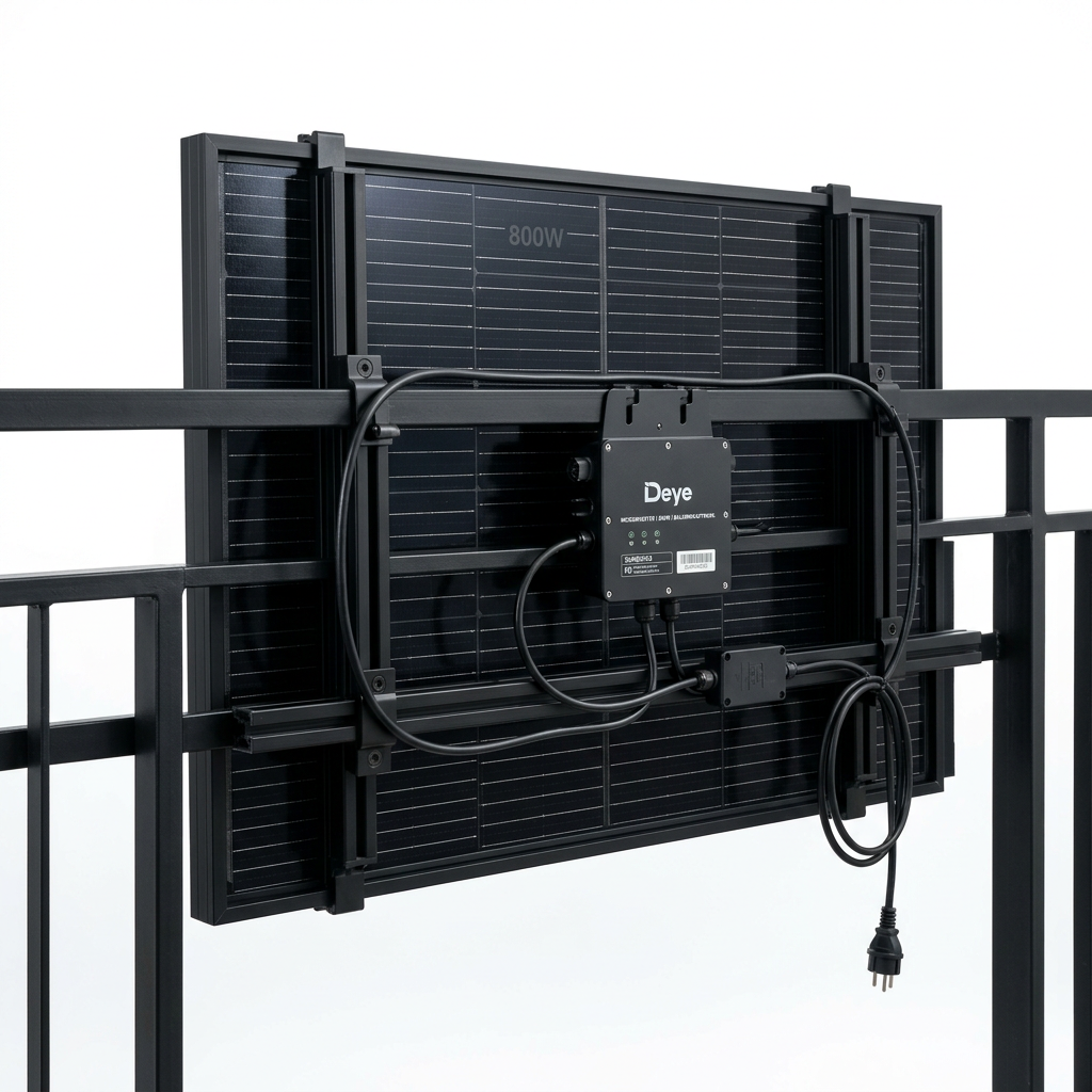 Balkonska sončna elektrarna Plug & Play 400–800W – nakup v Sloveniji