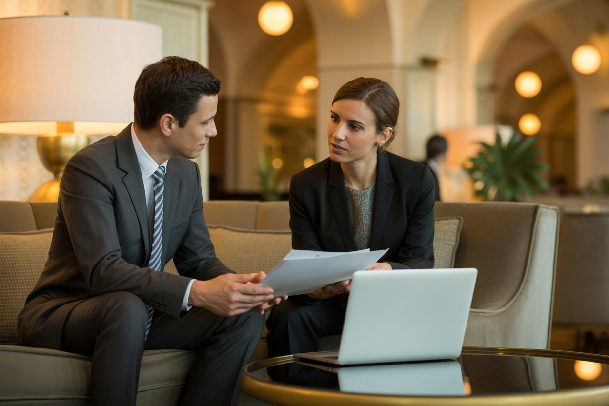 Boutique hotel interior