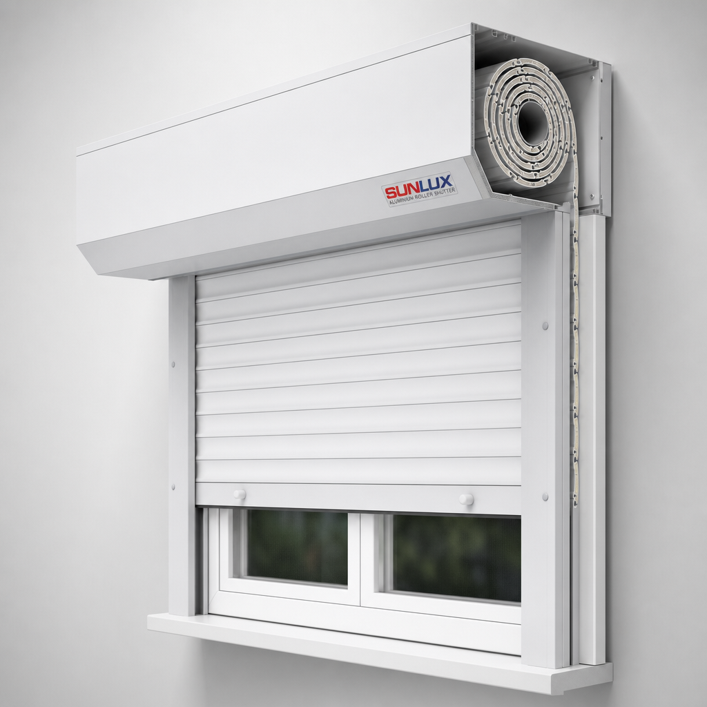 Roller Shutters — Sunlux® Aluminium Roller Shutter by Blind Solutions®