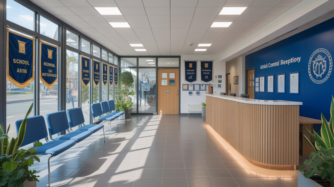 Modern school front office