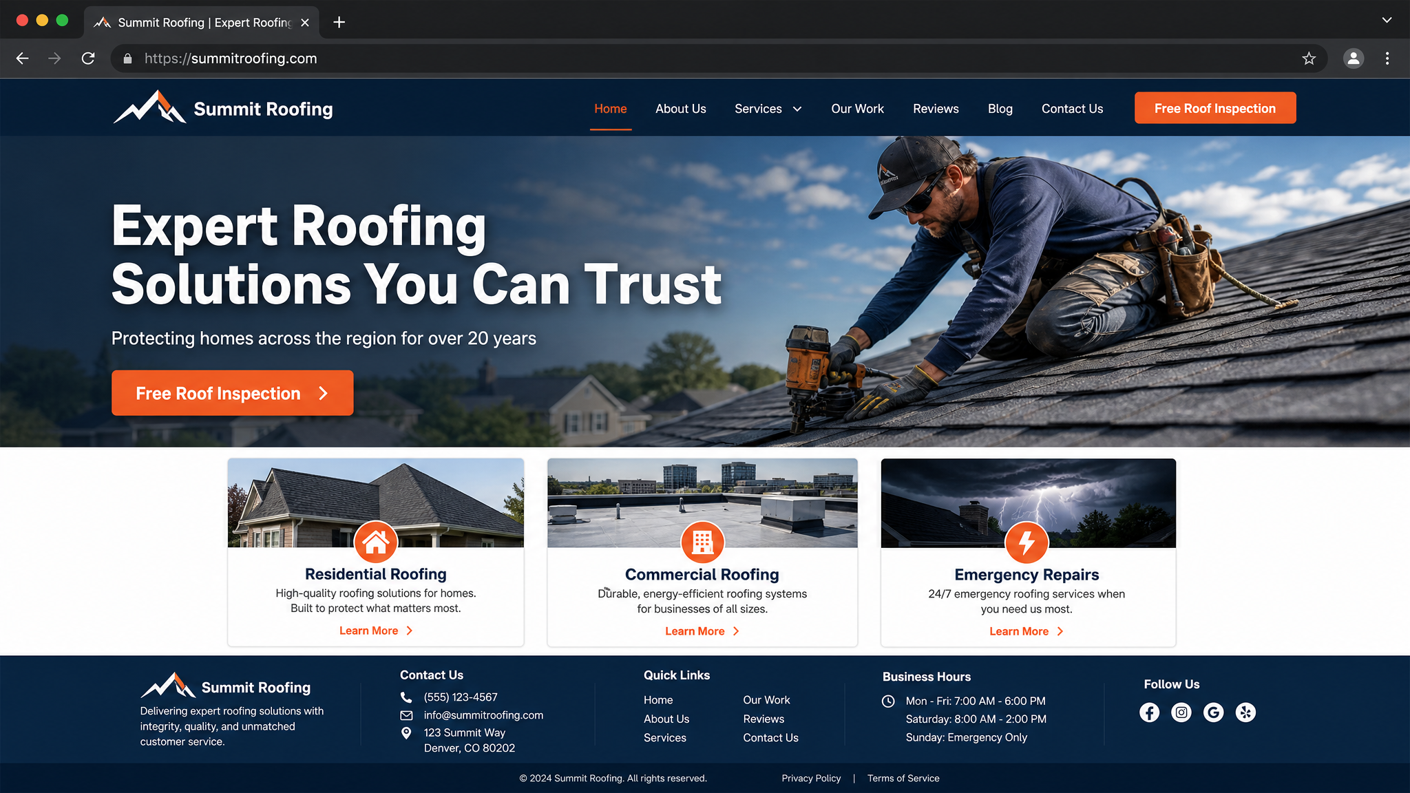 Sample — Roofing Company