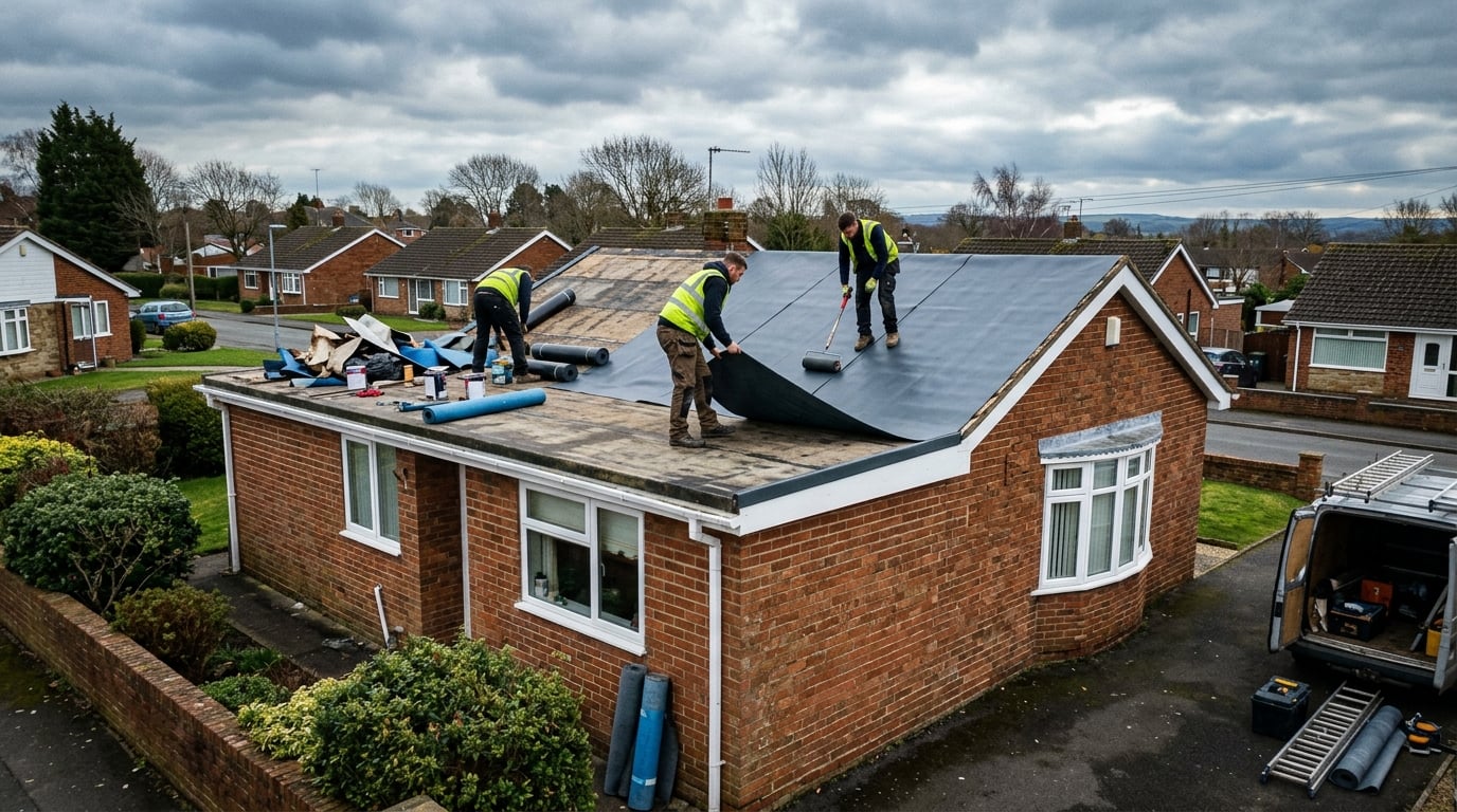 Commercial Roofing example 1 - Crown Roof Care