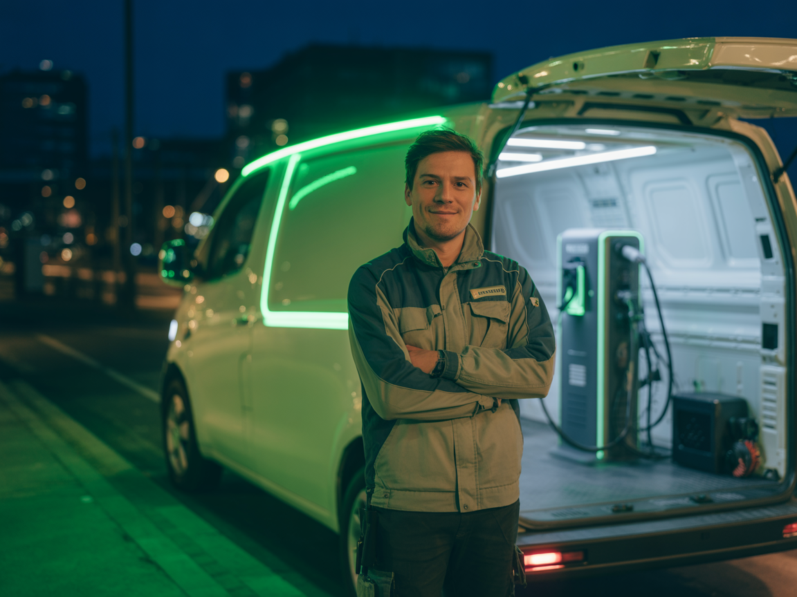 Professional EEE Rescue mobile EV charging operator