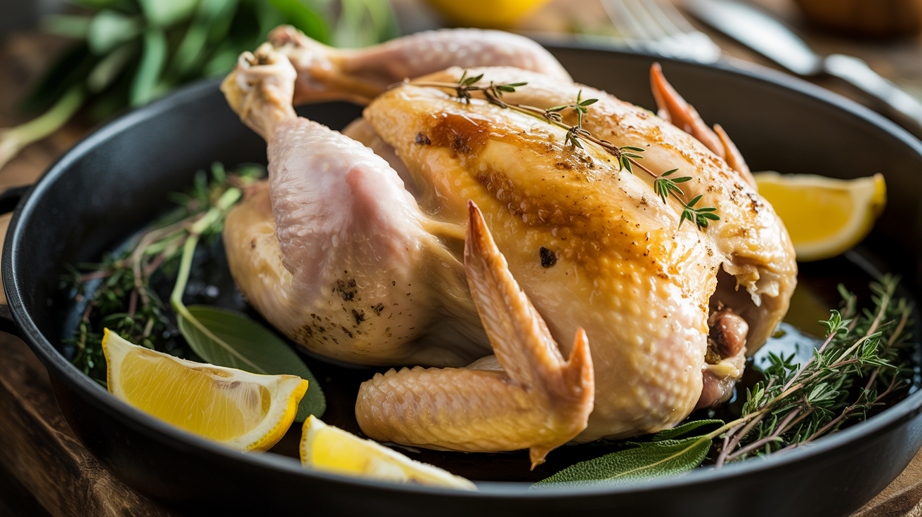 Thyme & Sage Roasted Chicken