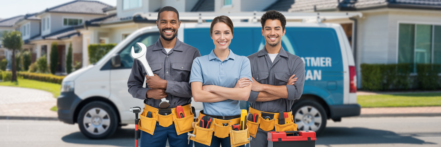 Professional maintenance team