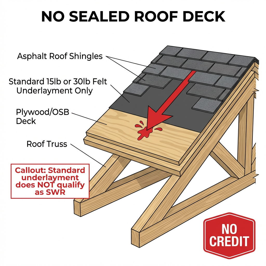 Reference: No Sealed Roof Deck