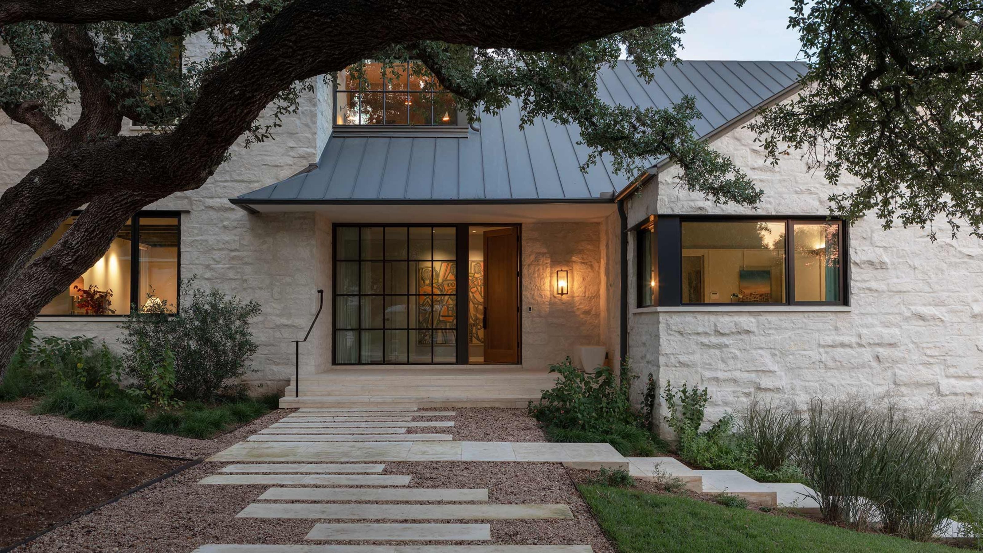 Beautiful residential home with quality roof installation