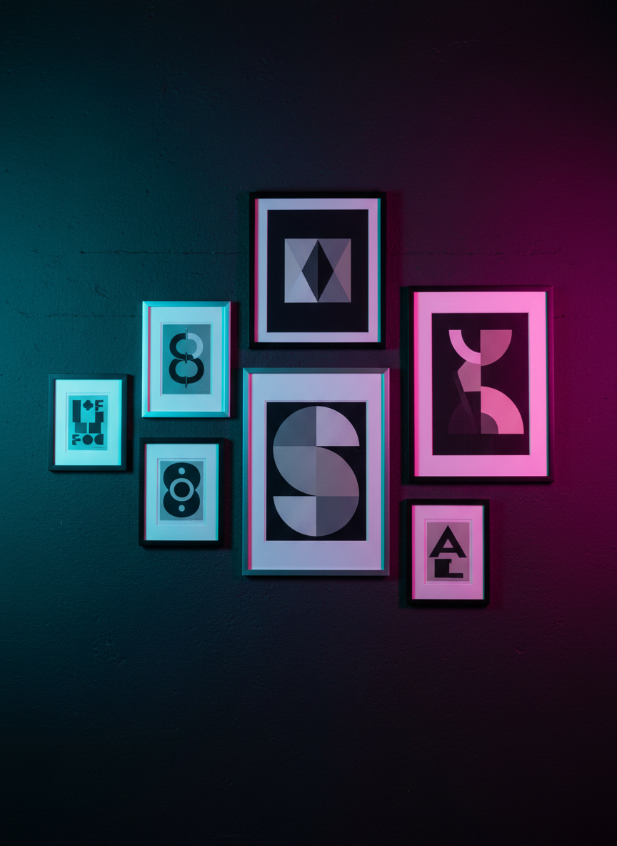 Posters e quadros impressos com moldura