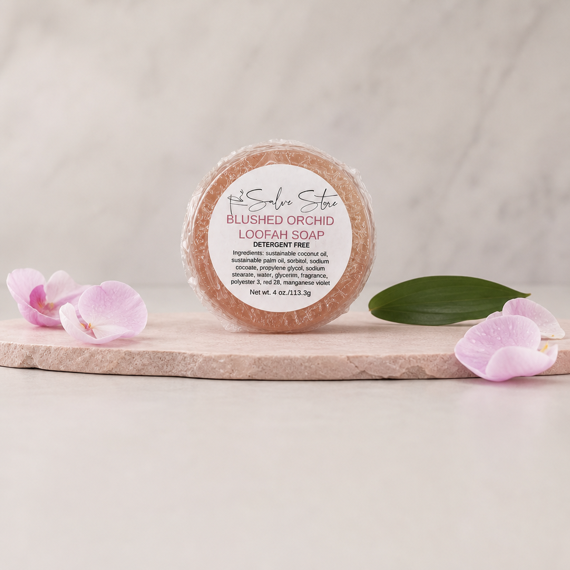Blushed Orchid Loofah