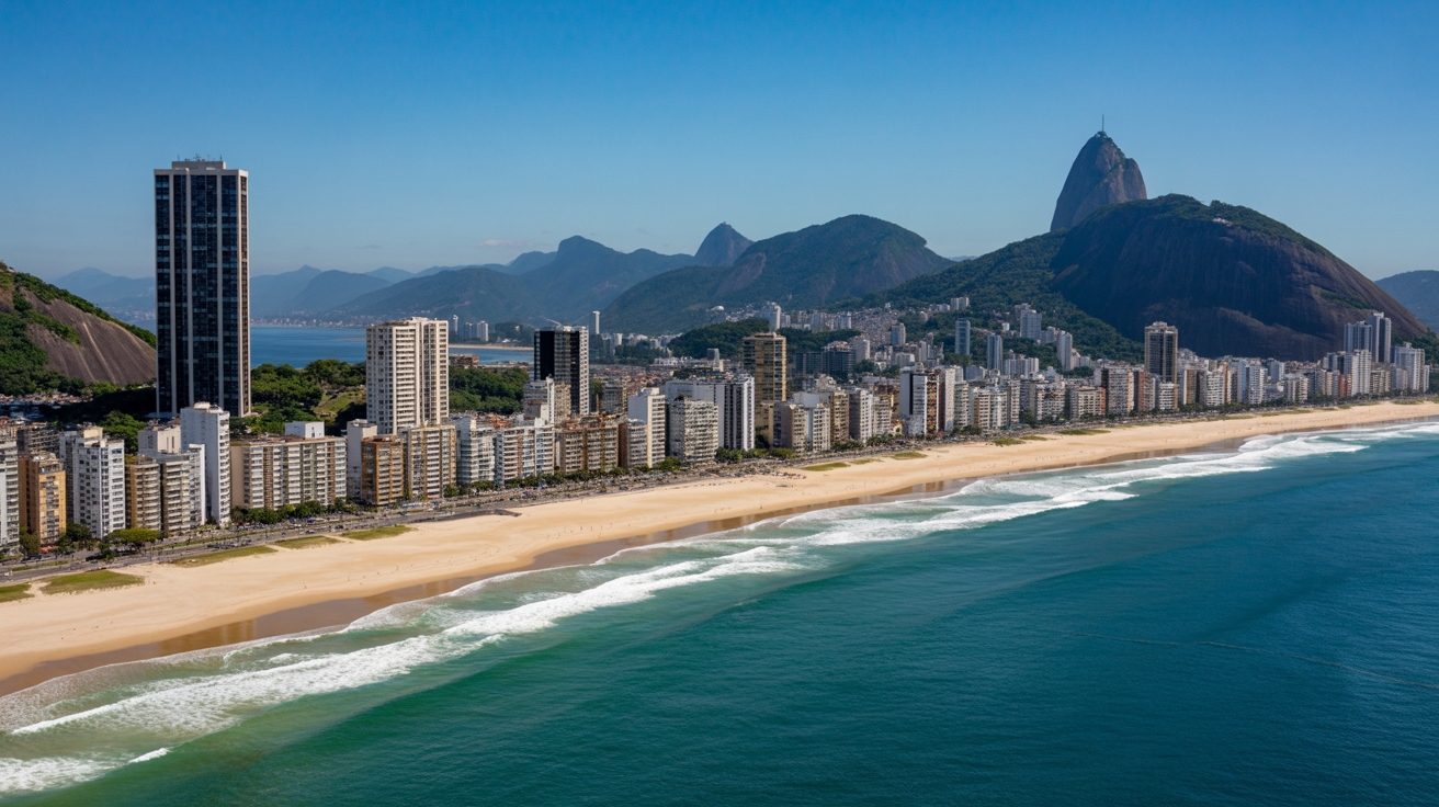 Barra da Tijuca, Rio de Janeiro - vista aérea