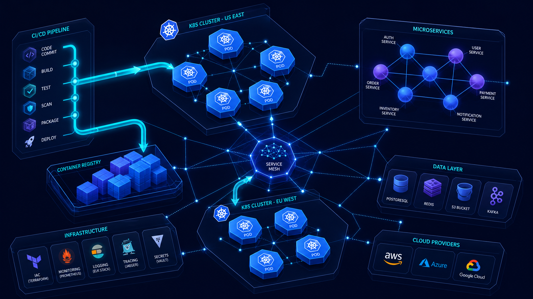Enterprise Cloud Modernization visualization