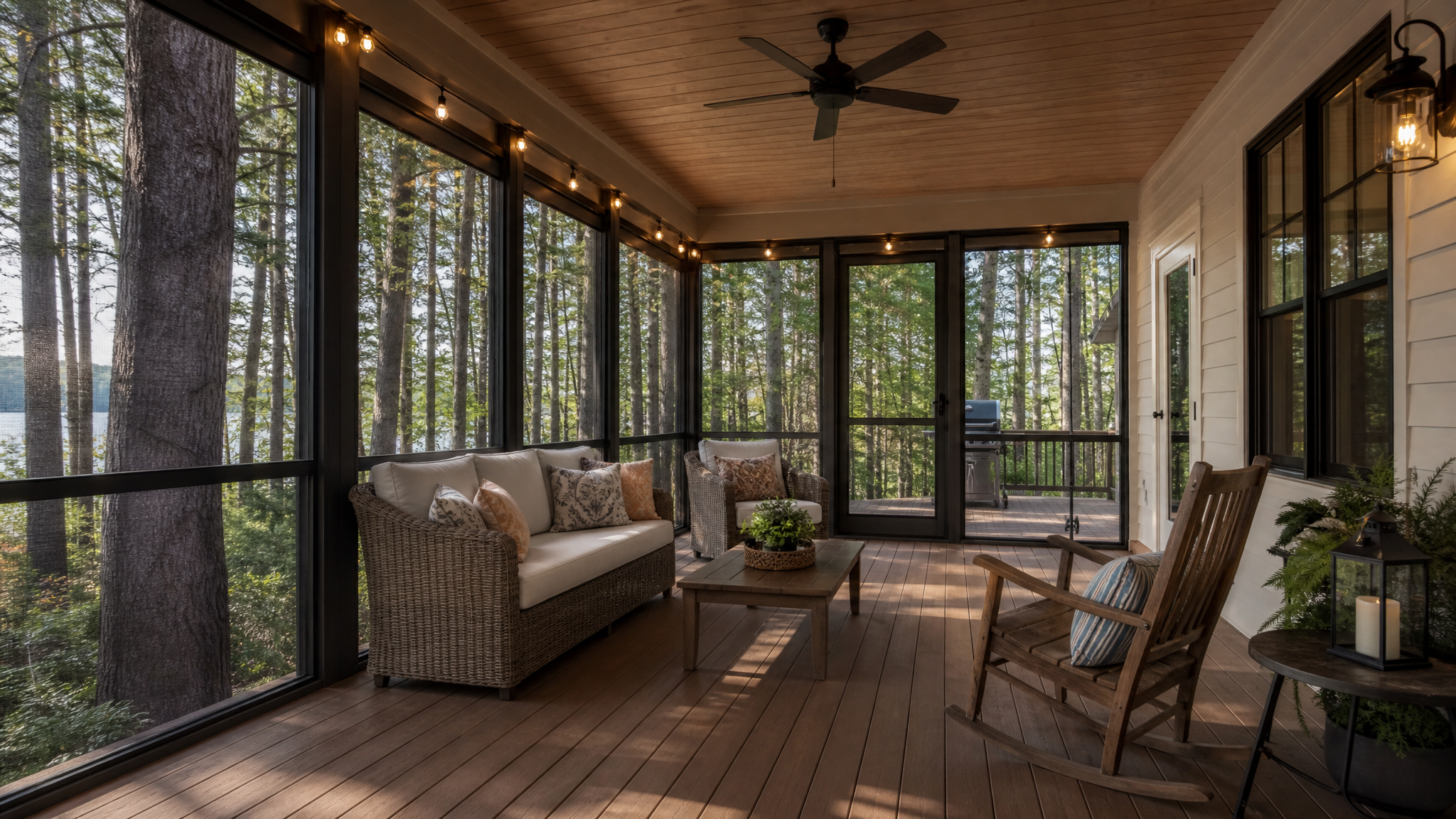 Screened Porch & Outdoor Shed