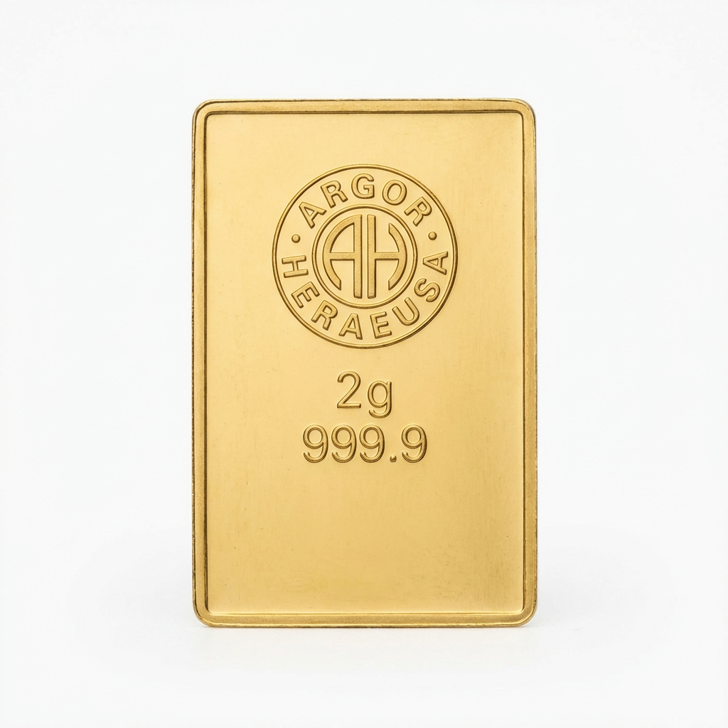 Argor-Heraeus 2 Gram Gold Bar